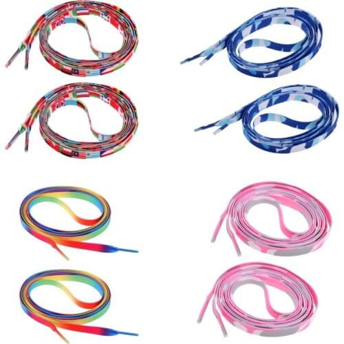 1 Pair of Knitted Shoelaces for Skates, Roller Skates, Hockey Skates, Men, Women, Boys, Girls, Outdoor Skating Accessories