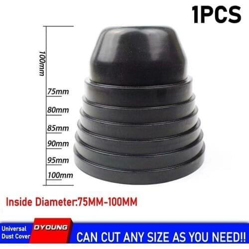 1Pcs Cover Dust Seal Headlight For Honda Accord Civic CRV Car Led Universal Caps 6 Sizes 75MM 80MM 85MM 90MM 95MM 100MM Dyoung