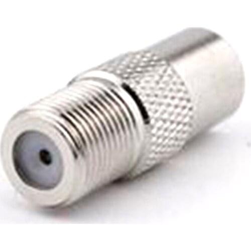 10pcs RF Coax F Female to PAL Male Connector 9.5 TV Antenna Connector