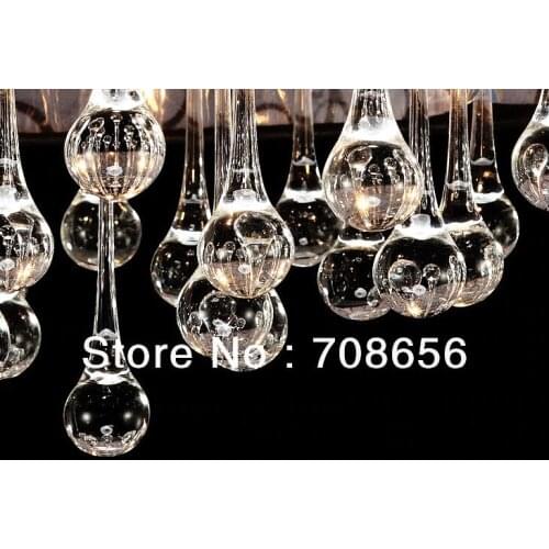 100pcs 80*25MM CLEAR GLASS TEARDROP PRISM CHANDELIER LAMP PENDANT FREE SHIPPING