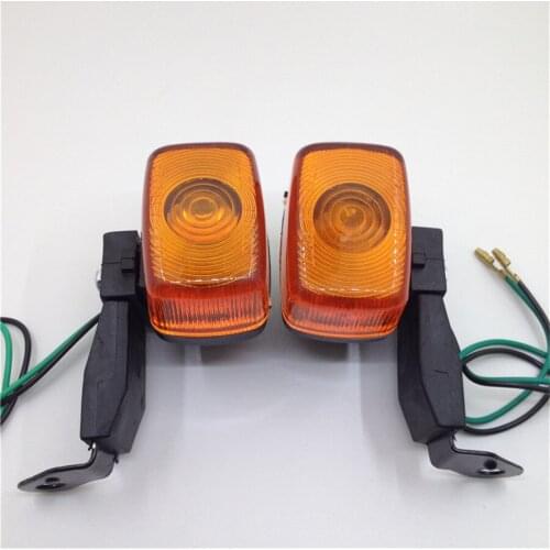 Yecnecty 2 PC Motorcycle Turn Signal Light Front Rear Motorbike Indicator Flashers For Yamaha XT225 TTR250 KLX250 XR250 Deer 225