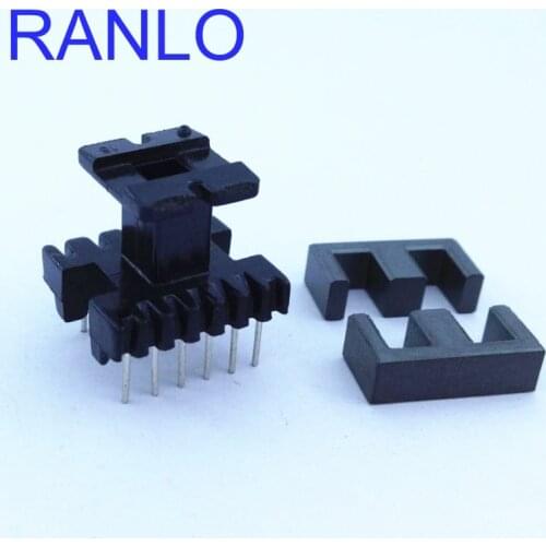 20pcs EE16 Vertical 4+6pin 10pin Transformer Bobbin PC40 Ferrite Core