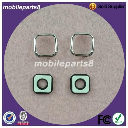 50pcs/lot free shipping New Back Camera Lens Cover replacement for Samsung Galaxy S1 Silver color camera lens glass