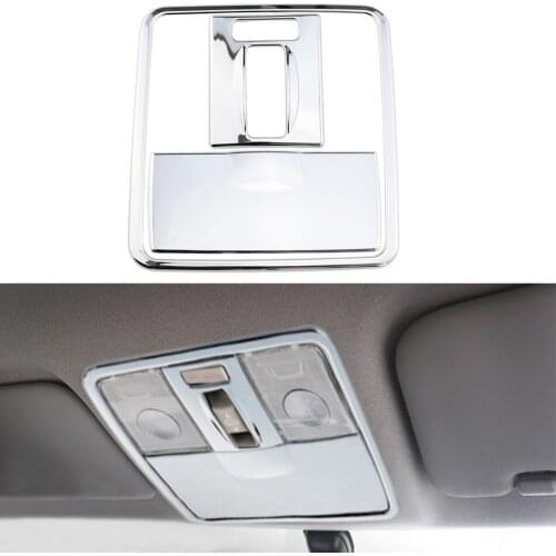 ABS Chrome Car Reading Lights Protection Trim Cover Reading Lamp Sticker for Hyundai Verna Solaris 2012 - 2015 Accessories