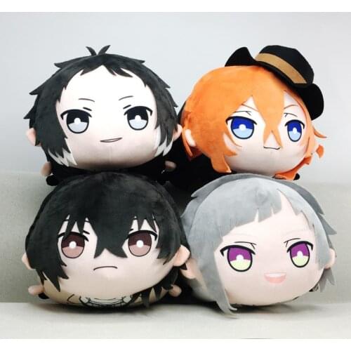 Anime Bungou Stray Dogs Dazai Atsushi Chuuya Ryunosuke Cosplay Cute Plush Dango Mascot Dolls Toy Throw Pillow Puppet Xmas Gift