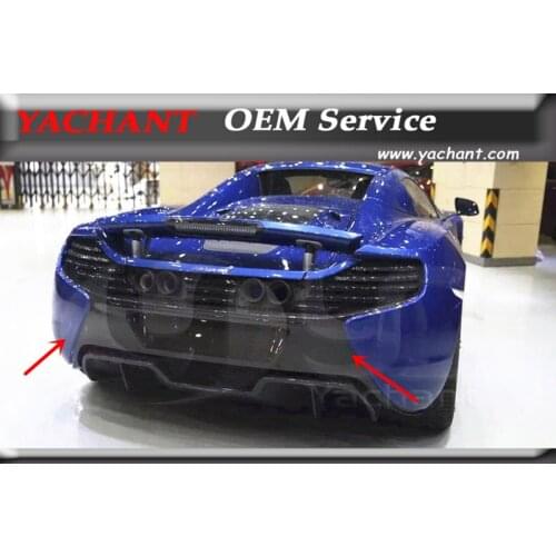 Car-Styling Auto Accessories New Arrival Dry Carbon Fiber Car Rear Bar Fit For 2011-2014 MP4 12-C 650S-Conversion Rear Bumper