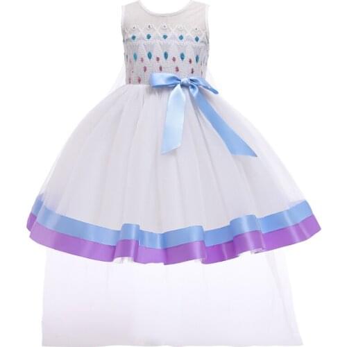 Baby Girl White Cosplay Princess Dress Shawl Cloak For Girls Halloween Party Kids Winter Christmas Costume Children Clothes