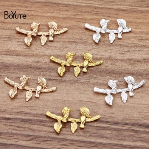 BoYuTe (100 Pieces/Lot) 16*29MM Metal Alloy Branch Tree DIY Jewelry Accessories Hair Accessories Hand Made Materials