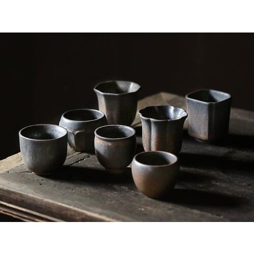 50ml-90ml Japanese Ceramic Teacup Porcelain Tea Cup Vintage Chinese Kung Fu Cup Tea Bowl Teacup Tea Accessories