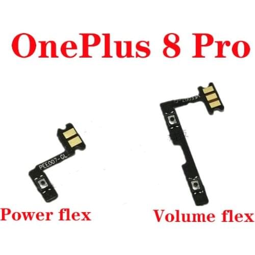 For OnePlus 8 Pro Power Button On Off Volume Up Down Button Key Flex Cable