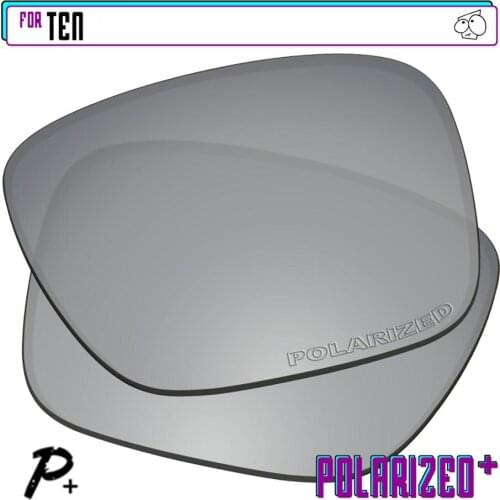EZReplace Polarized Replacement Lenses for - Oakley Ten Sunglasses - Silver P Plus