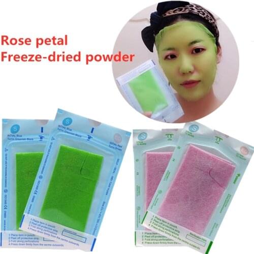 Fullerene sheet Rose petal mask Freeze-Dried Oligopeptide Mask Moisturizing Firming Skin Brightening Fades Fine lines Lace mask