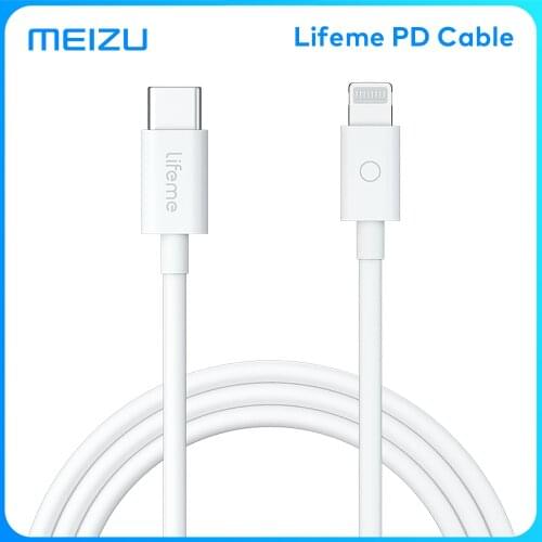 Meizu Lifeme LPDL1 USB C to Lightning Cable,iPhone 12 Charger Cable[3.3ft Apple MFi Certified] Compatible with iPhone 12 /SE/11