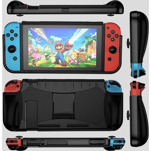 Soft TPU Dust-proof Protective Case for Nintend Switch Controller Shockproof Anti-Scratch Handle Grip Housing Shell Cover Case
