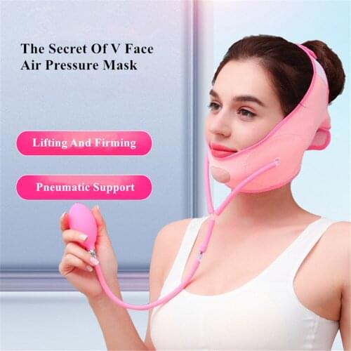 V Face Sticker Sleep Bandage Apparatus Lifting Tightening And Thin Double Chin Lines Inflatable Mask Facial Care Airbag Massager