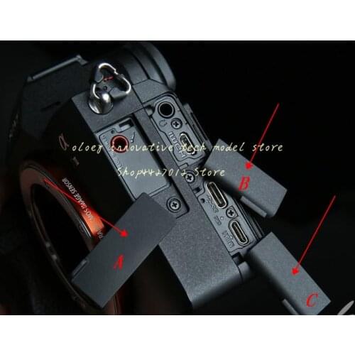 NEW A7 iii / M3 A7RM3 USB Rubber Lid Door HDMI-compatible MIC Cap Interface Cover For Sony ILCE-7M3 ILCE Alpha 7M3 A7III A7M3