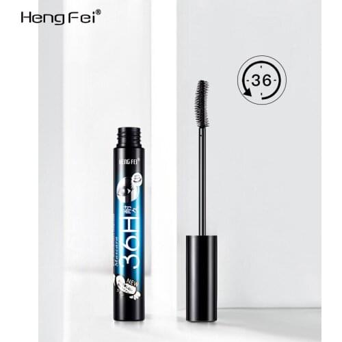 Hengfei New 36H hang Fei beauty makeup small fragrance 4D solid curling anti splashing Mascara