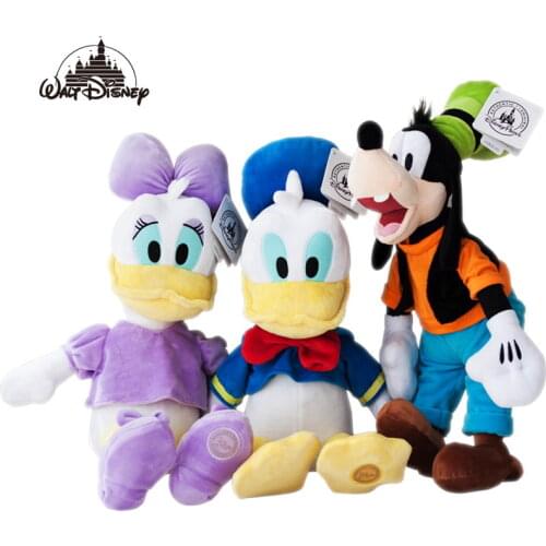 Original Disney Classic Cartoon Donald Fauntleroy Duck Goofy Daisy Duck Plush Toy Dolls 50cm Kawaii kids Gift