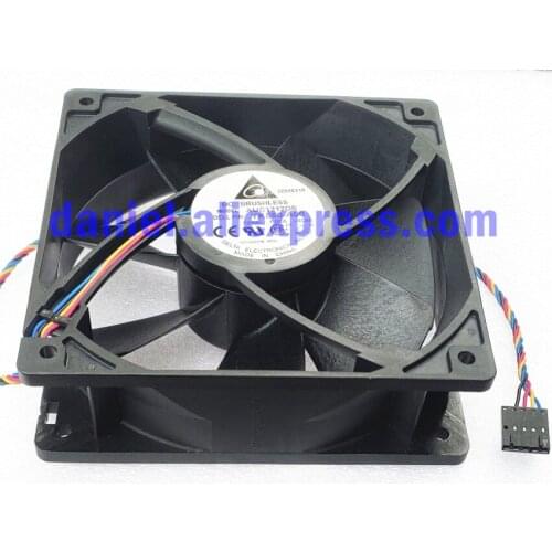 Original Delta 12038 12cm fan auc1212de 12V 1.00a 4-wire DuPont