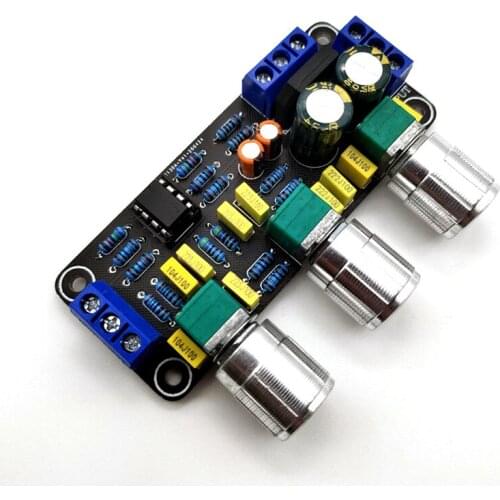 HIFI NE5532 Tone Preamplifier Board Audio Amprifier Equalizer Preamp Treble Bass Tone Control Pre Amplifier