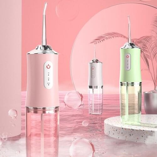 New IPX7 Portable Oral Irrigator Dental Irrigator Teeth Water Flosser Bucal Tooth Cleaner Waterpulse 220ML