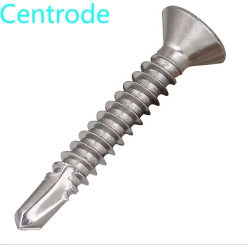 GuHua Cross Countersunk Head Self Drilling Screws KA 304 Stainless Steel Philips Flat Head Drill Tail Self Tapping Screw 10pcs