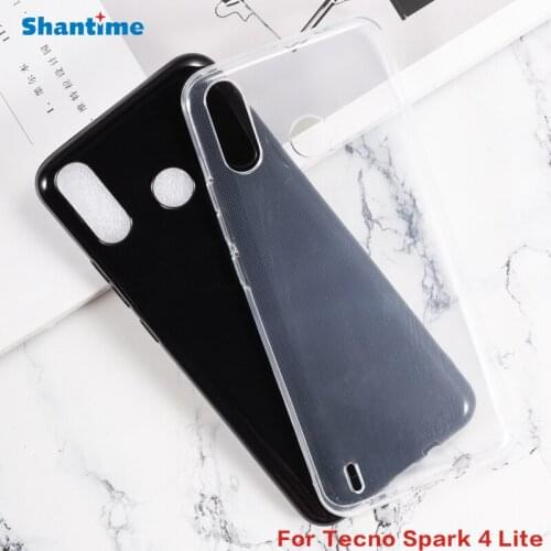For Tecno Spark 4 Lite Gel Pudding Silicone Phone Protective Back Shell For Tecno Spark 4 Lite Soft TPU Case