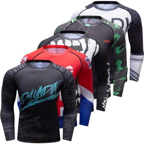 Bodybuilding Sports Shirts Running Gym Workout T Shirt Short-Sleeved Training Compression Tops Jogging Tracksuit Fitness T-shirt