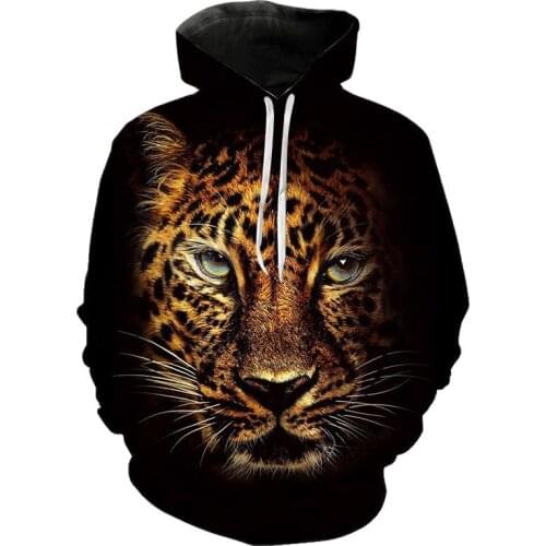 3D Printed Animal Series Leopard Men Women Children Hoodies 3D Printed Streetwear Long Sleeve Boy Girl Kids Sweatshirts Coat