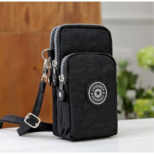 Universal Phone Bag Pouch For Women Men Man Coin Purse Cross Shoulder Bag Girls Cute Wrist Wags Mini Mobile Pouch Casual Handbag