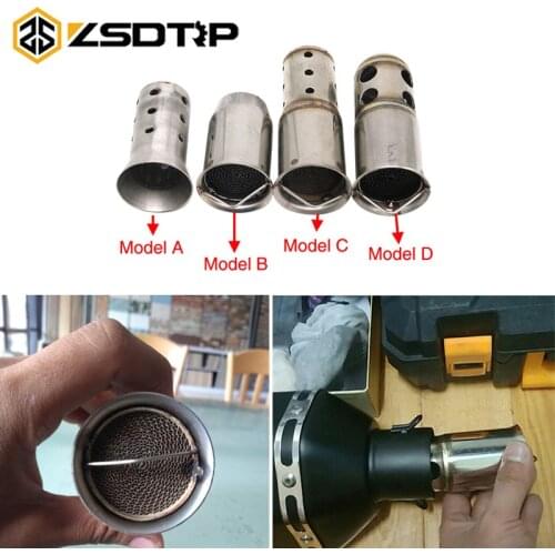 ZSDTRP Universal 51mm/60mm DB Killer For Motorcycle Exhaust Pipe Muffler Silencer Noise Eliminator Off Road Bike