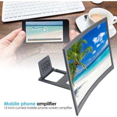 Phone Screen Magnifier Projector for Mobile Phone Screen Amplifier Magnifying Glass Enlarger Cell Phone Accessories Stand