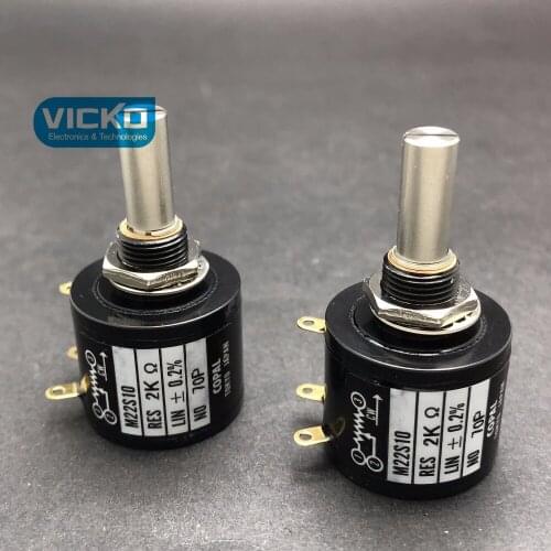 [VK] JAPAN original COPAL M22S10 1K 2K 5K 10K 20K 100K shaft diameter 6mm multi-circle potentiometer 10 turns switch