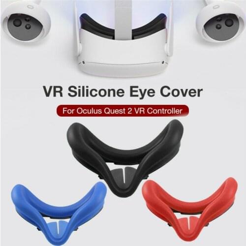 Face Cover For Oculus Quest 2 VR Glasses Accessories Protective Mask Cover Anti-sweat Light Leakage Eye Pad Cap Dropship
