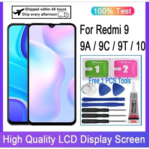 6.53" inch Original For Xiaomi Redmi 9 LCD Display Touch Screen Digitizer Assembly For Redmi 9 LCD Replacement