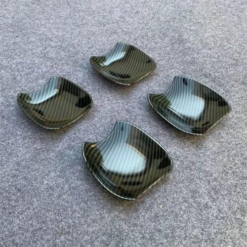 For Toyota RAV4 XA50 2019 2020 Car Door Handle Bowl Exterior Side Door Bowl Protector Trim Sticker Car Styling Accessories 4pcs