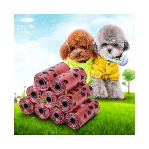 40 Rolls/Pack Dog Poop Bag Trash Garbage Clean-up Bags For Cat Pets Waste Collection Bag Outdoor Dog Poop Cleaning Pick Up Bags
