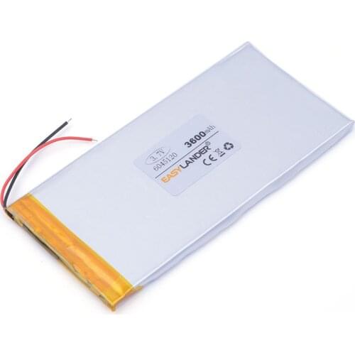 The tablet battery 3.7V 3600mAH 6045120 Polymer lithium ion / Li-ion battery for tablet pc battery 0645120