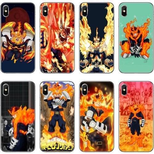 My Hero Academia Enji Todoroki Accessories Phone Case For Huawei P40 P30 P20 Pro P10 P9 Lite Y5 Y6 Y7 Y9 P Smart Plus 2018 2019