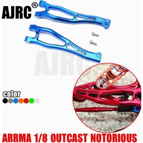 ARRMA 1/8 KRATON 6S OUTCAST NOTORIOUS TALION Aluminum alloy front upper swing arm Front upper A arm 1 pair AR330218