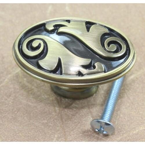 Dresser pull bronze drawer knob brushed antique brass cupboard kitchen cabinet door pull vintage furniturte door hardware handle
