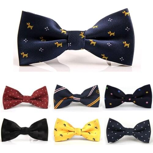 Children Man Fashion Polyester Bow Tie Kid Classical Bowties Car Fish Aircraft Butterfly Party Pet Bowtie Ties