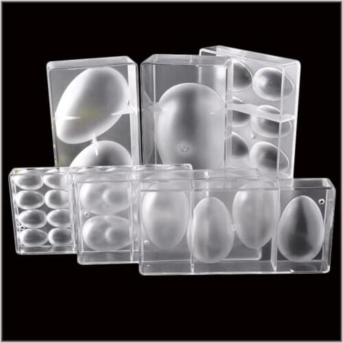 Smooth Big Easter Egg Mold Polycarbonate Easter Eggs Chocolate Mold Ostrich Egg Shape Candy Mould
