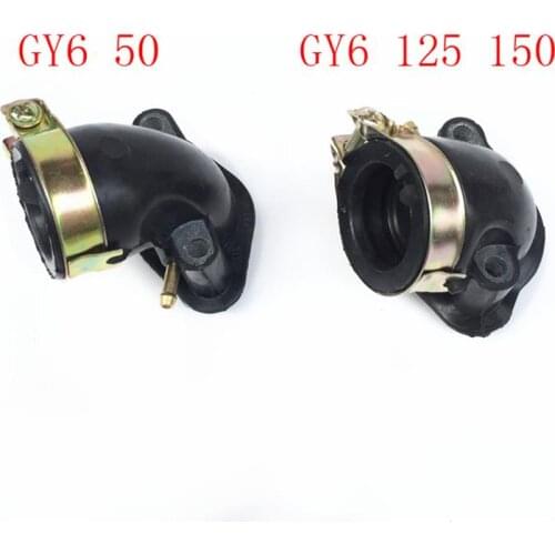 Motorcycle Carburetor Interface rubber Adapter Intake Manifold for GY6 50 125 150 50cc 125cc 150cc