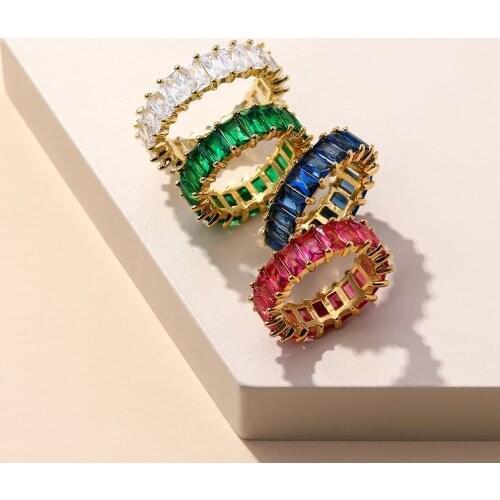 Кольца с фианитами для женщин JUJIA China At AliExpress