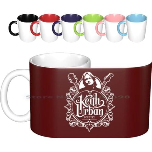 Keith Urban Ceramic Mugs Coffee Cups Milk Tea Mug Music Country Australia Singer Creative Trending Vintage Gift Bottle Cup
