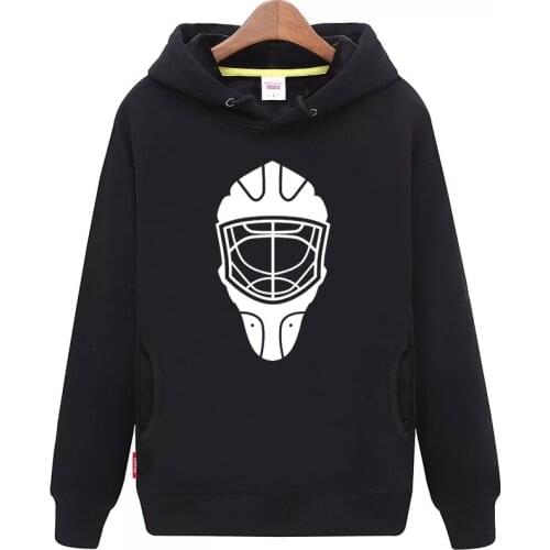Cool Hockey Free shipping cheap unisex black hockey hoodies with a hockey mask for men & women
