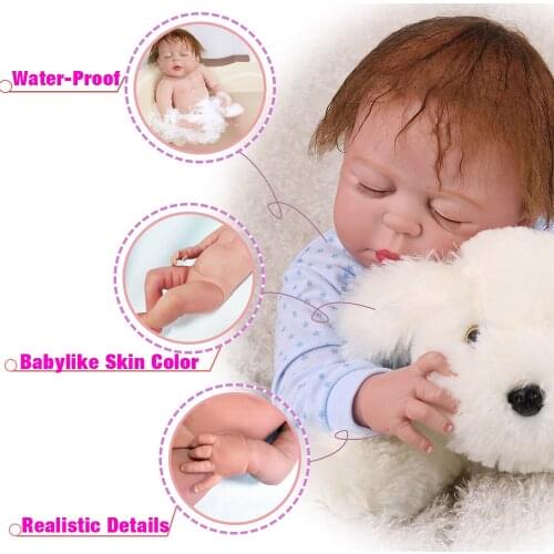 Water Proof 22 inch Full Silicone Reborn baby dolls 55cm Alive lol bebe Bath Play toys Realistic Toddler Kids birtheday Gifts