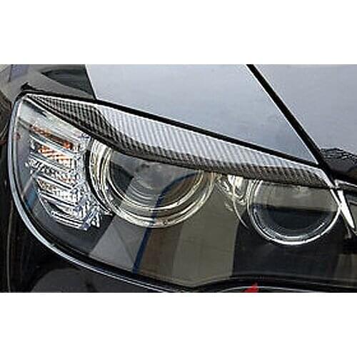L STYLE REAL CARBON FIBER EYELID EYEBROW for BMW E71 X6 X6M 2008UP B335E