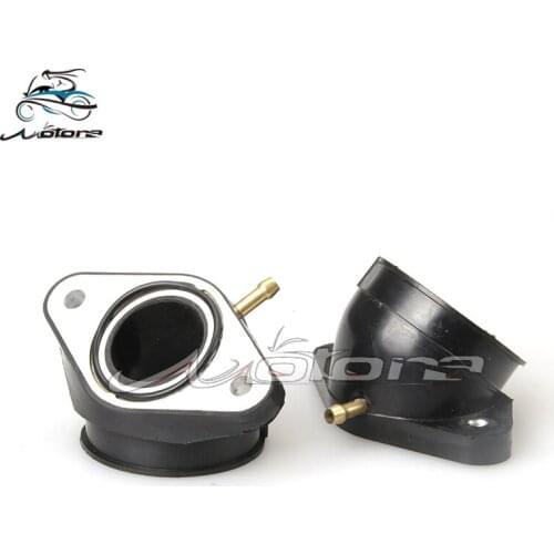 Moto Carburetor Carb Intake Interface Adapter Connector Pipe Manifold For Virago XV400 91-94 XV500 92-98 XV535 88-01